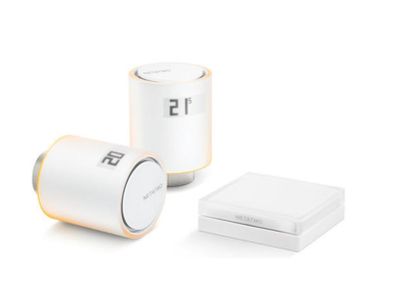 Netatmo Intelligent Radiator Valve & Hub Starter Pack - 2 Pack