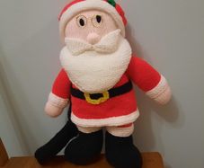 Hand Knitted Santa Claus