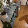 Set of 3 Galvanised Metal Shelving Units - Industrial Style Image 4