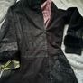 Custo Barcelona print coat with asymmetrical zip Image 3