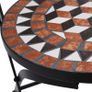 3 Piece Mosaic Bistro Set Ceramic Tile Terracotta Image 10