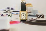 Vintage Swiss Made Edox Lady's Quartz Swiss Watch Gold Plated 1990s