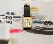 Vintage Swiss Made Edox Lady's Quartz Swiss Watch Gold Plated 1990s