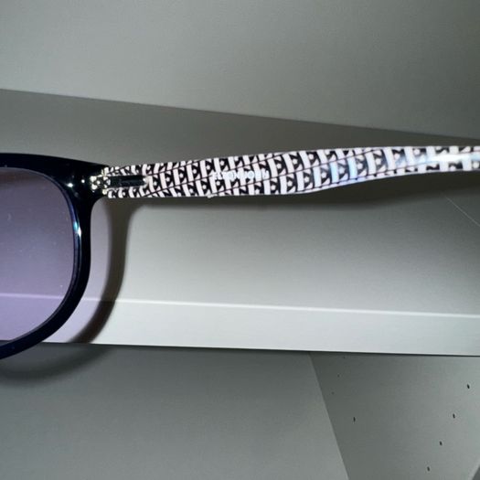 Unisex Elton John blue shade sunglasses with case