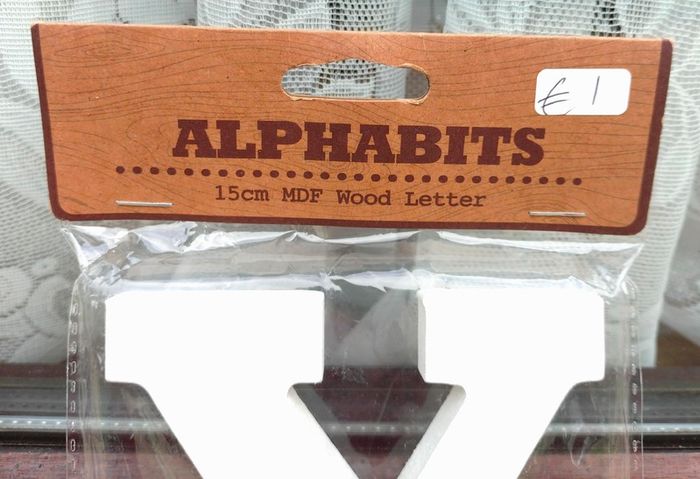 Two Timber Alphabits Letter X (new).