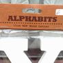 Two Timber Alphabits Letter X (new). Image 2