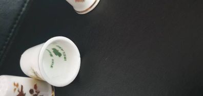 Collection of Bone China Bird Themed Thimbles