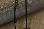 Antique wooden and sprung-steel shoe shapers