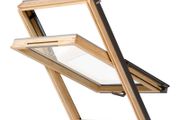 roof window with flashing