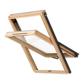 roof window with flashing