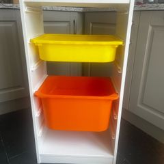 Trofast storage frame with 2 boxes
