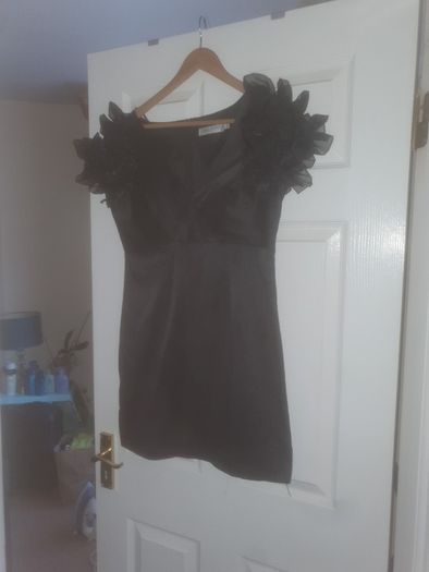 redhering dress