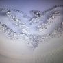 Bridal Necklace and matching Earrings Image 2
