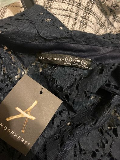 Navy lace dress