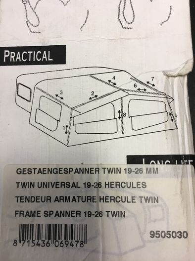 Awning tensioner Tool