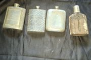 4 Old Hip Flasks, Postage Available or Collection