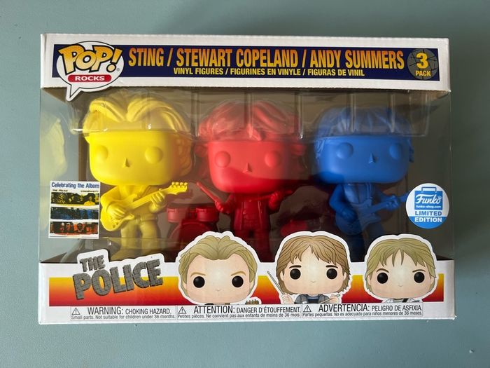 Funko Pop - The Police 3 Pack - Rocks Music - Vinyl Action Figure