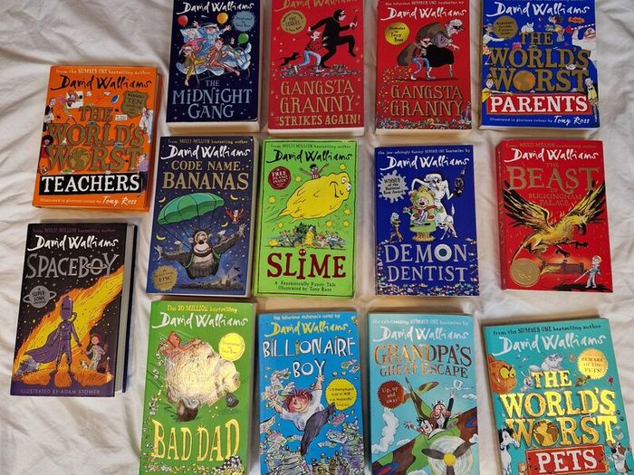 14 David Walliams Book Collection