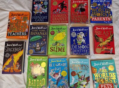 14 David Walliams Book Collection