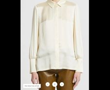 Marella silk cream shirt