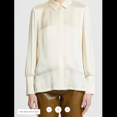 Marella silk cream shirt