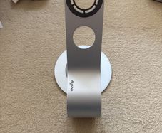 dyson hairdryer stand, silver, as new