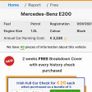 Mercedes e200 parts only Image 2