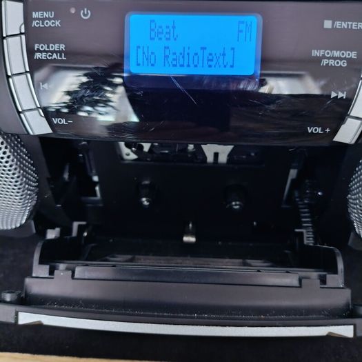 JVC RC-D322B DAB+/FM, CD, Bluetooth and Cassette Boombox