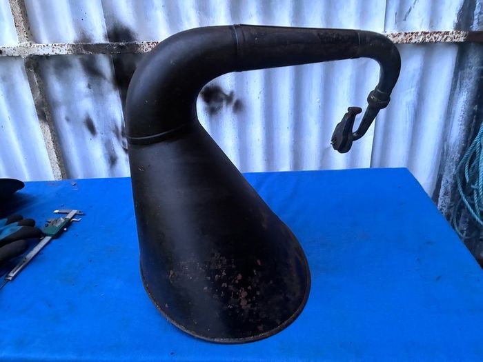 Old gramophone horn
