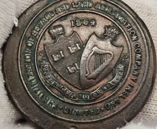 Ireland 1864 The Utilisation of Sewage and Land Reclamation Company Ireland Large Medal