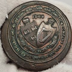 Ireland 1864 The Utilisation of Sewage and Land Reclamation Company Ireland Large Medal