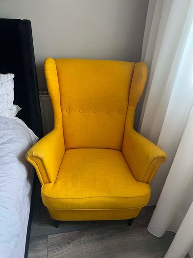 Yellow armchair