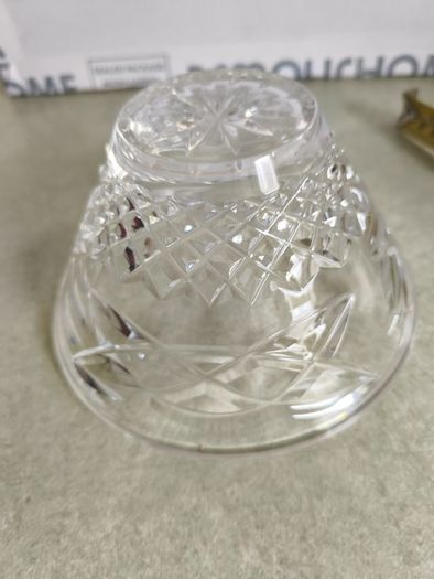 SMALL BONBON  vintage GALWAY trinity knot large Vintage Cut crystal BOWL.