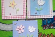 Marble nursury Decor wall piece for baby girl