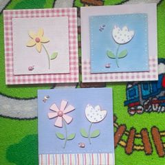 Marble nursury Decor wall piece for baby girl
