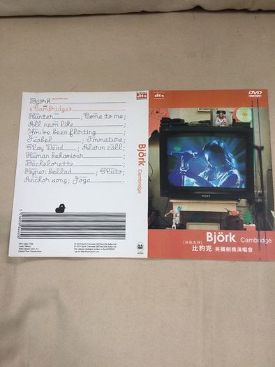 Bjork Cambridge dvd rare pop