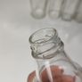 293 - Set of 8 Vintage Clear Glass Decorative Collectible Display Household Bottles Image 9