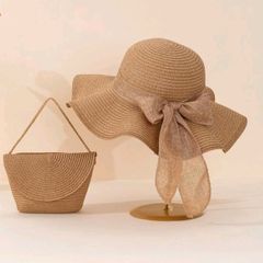 hat and cross body bag