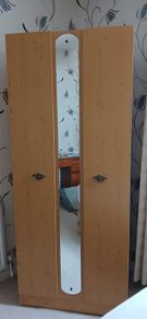 a pine wardrobe