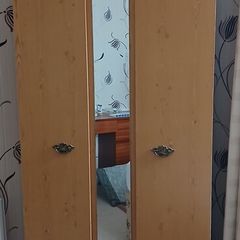 a pine wardrobe