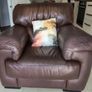 Leather armchair free to take Image 3