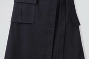 COS A line wrap skirt