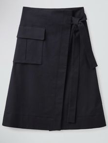 COS A line wrap skirt