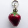 Beautiful Links of London Sterling Silver and Enamel Strawberry Charm, Stamped, Hallmarked Image 6