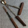 Vintage Teak-Handled Bar Tool Set (3 Pieces) Image 4