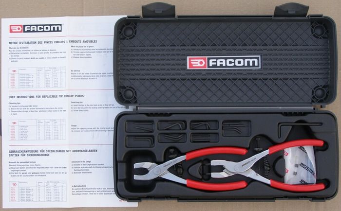 Facom Internal and External Circlip Set