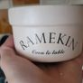 Cream Ceramic Ramekin Bowls x3 Image 4