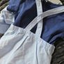M&S Peter Rabbit Dungarees Set with Hat Image 5