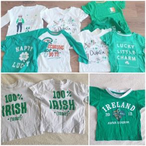 st Patrick's tops 1-2 yo bnwt