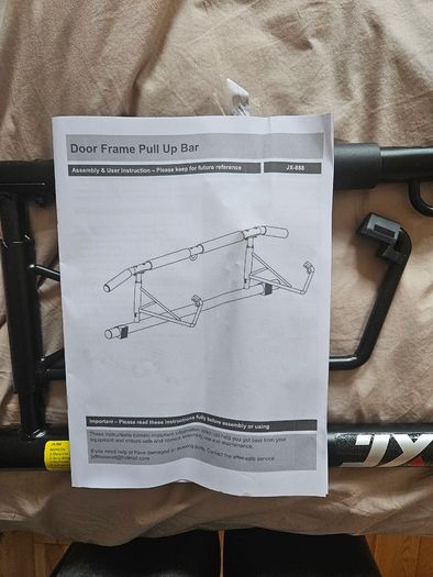 Brand new door frame pull up bar + free foam roller